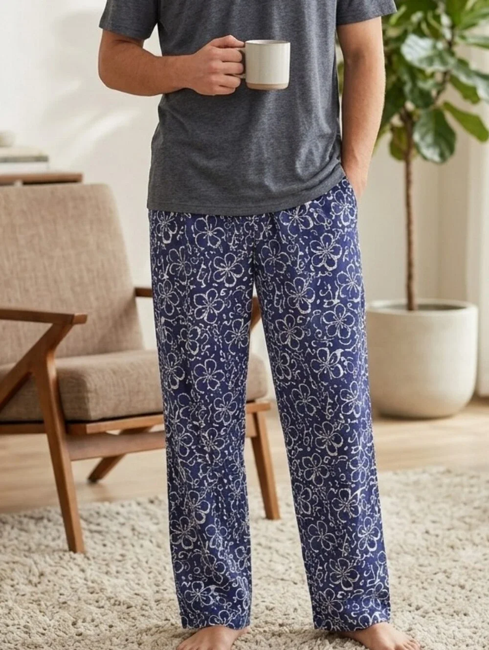 Polo Ralph Lauren‎ Mens Pullon Drawstring Pajama Pants Size XL  Floral Tropical